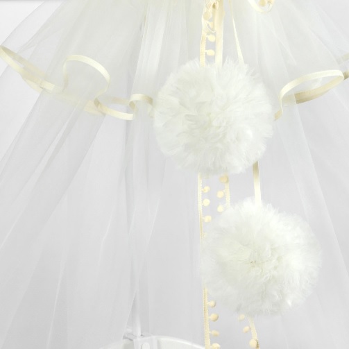 Baldachin PernaMea Premium Pompom Ivory (PM.101301/3) - imagine 6