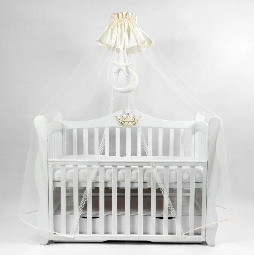 Baldachin PernaMea Premium Star Ivory