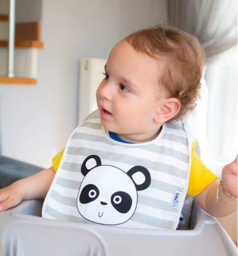 Baveta pentru copii BabyJem Gri