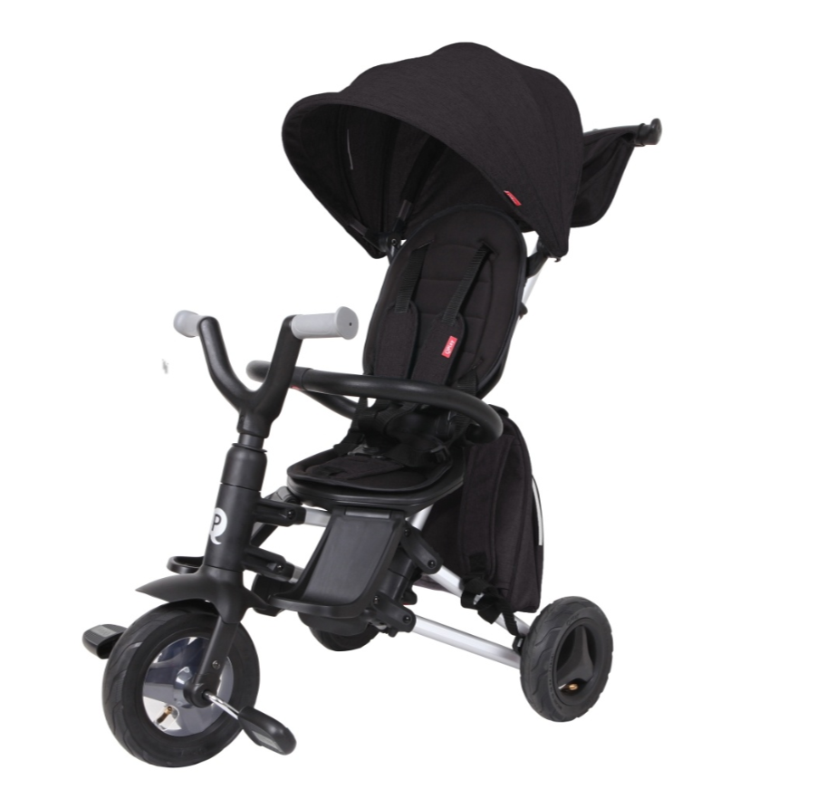 Tricicleta ultrapliabila QPlay NOVA PLUS Rubber Black (00-00600733)