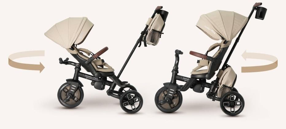 Bicicletă copii Qplay Comfo Max Beige
