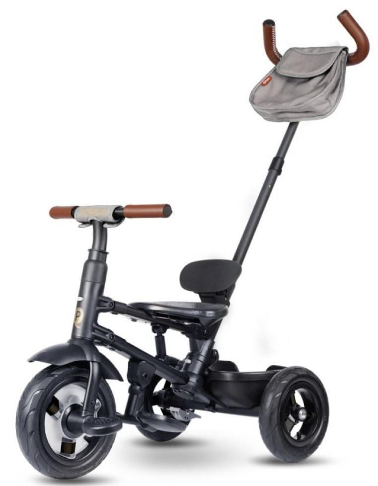 Bicicletă copii Qplay Rito Deluxe Grey