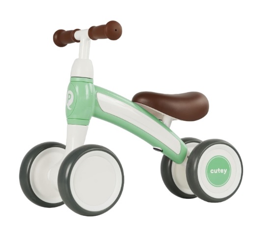 Bicicleta fără pedale Qplay Cutey Retro Green
