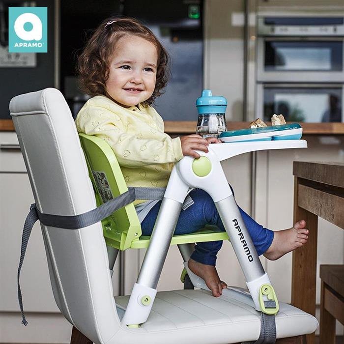 Booster pentru masa pliabil Apramo Flippa Dining Booster Lime