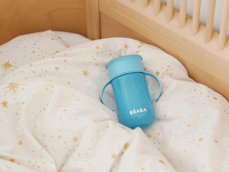 Cana de invatare Beaba 340 ml Blue