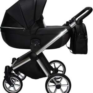 Carucior 2 in 1 Sojan Azurro (Negru+Gri inchis)