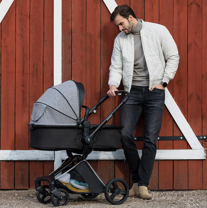 Carucior-2in1-transformer-Nasjo-nomadic-dreamlight-grey
