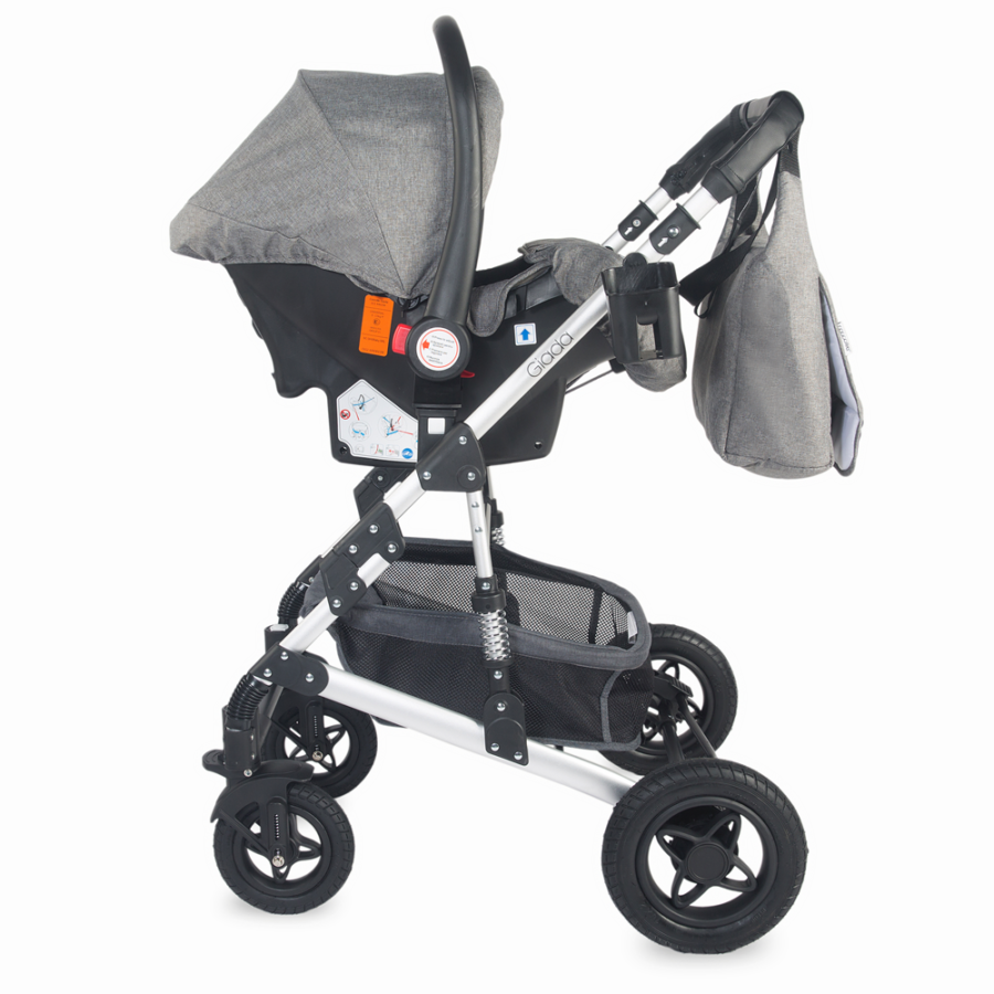 Carucior modular 3 in 1 Coccolle Giada Gri