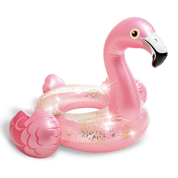 Cerc gonflabil FLAMINGO Glitter 99x89x71cm