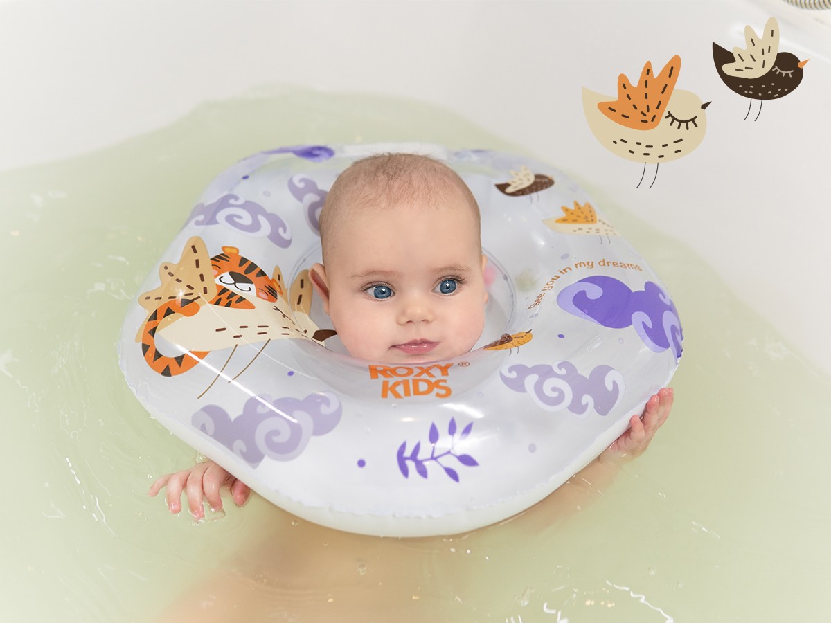 Cerc pentru scaldat nou-nascuti Roxy Kids Tiger Bird (RN-007)