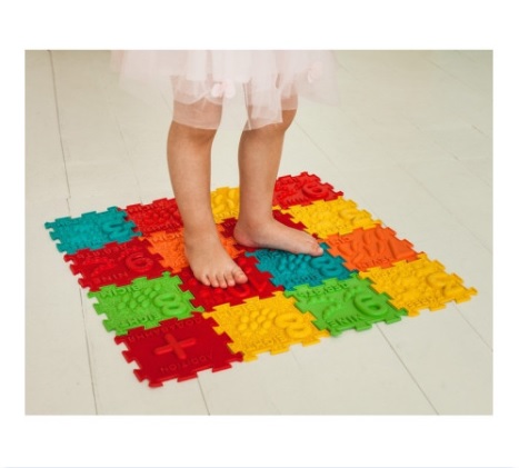 Covoraș ortopedic pentru masaj Puzzle Mathematics