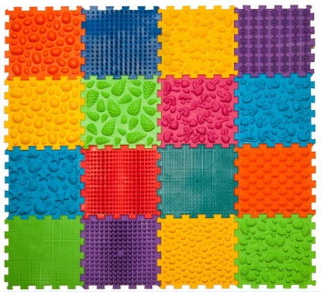 Covoraș ortopedic pentru masaj Puzzle Mega Mix 16