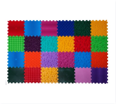 Covoraș ortopedic pentru masaj Puzzle Mega Mix 24