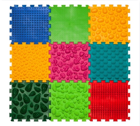 Covoraș ortopedic pentru masaj Puzzle Mega Mix 9