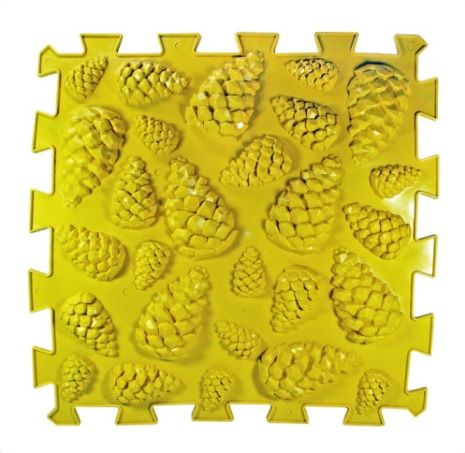 Covoraș ortopedic pentru masaj Puzzle Mix (8 el.) cu jocul de masă Forest Adventures