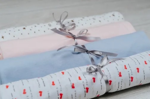 Fașă tricot PernaMea Pink 90x90 cm