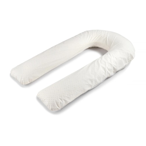 Față de pernă pentru gravide U PernaMea Buline Ivory