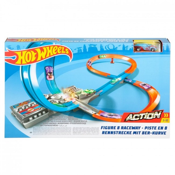 [:ru]Hot Wheels Игровой набор «Безумная восьмерка»[:ro]Hot Wheels Set „Action Fig 8 Race”[:]