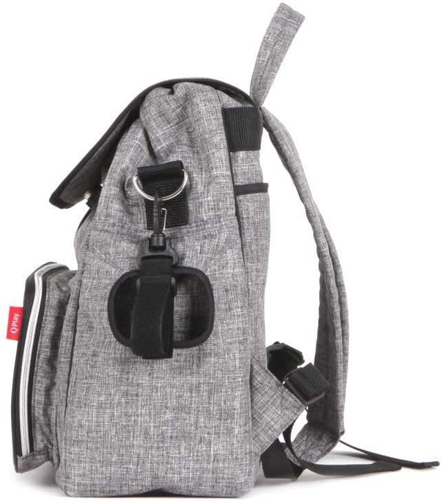 Geanta pentru mama Qplay MB-007 Light Grey