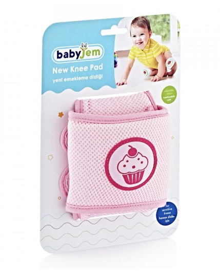 Genunchiere de protectie pentru bebelusi BabyJem Roz