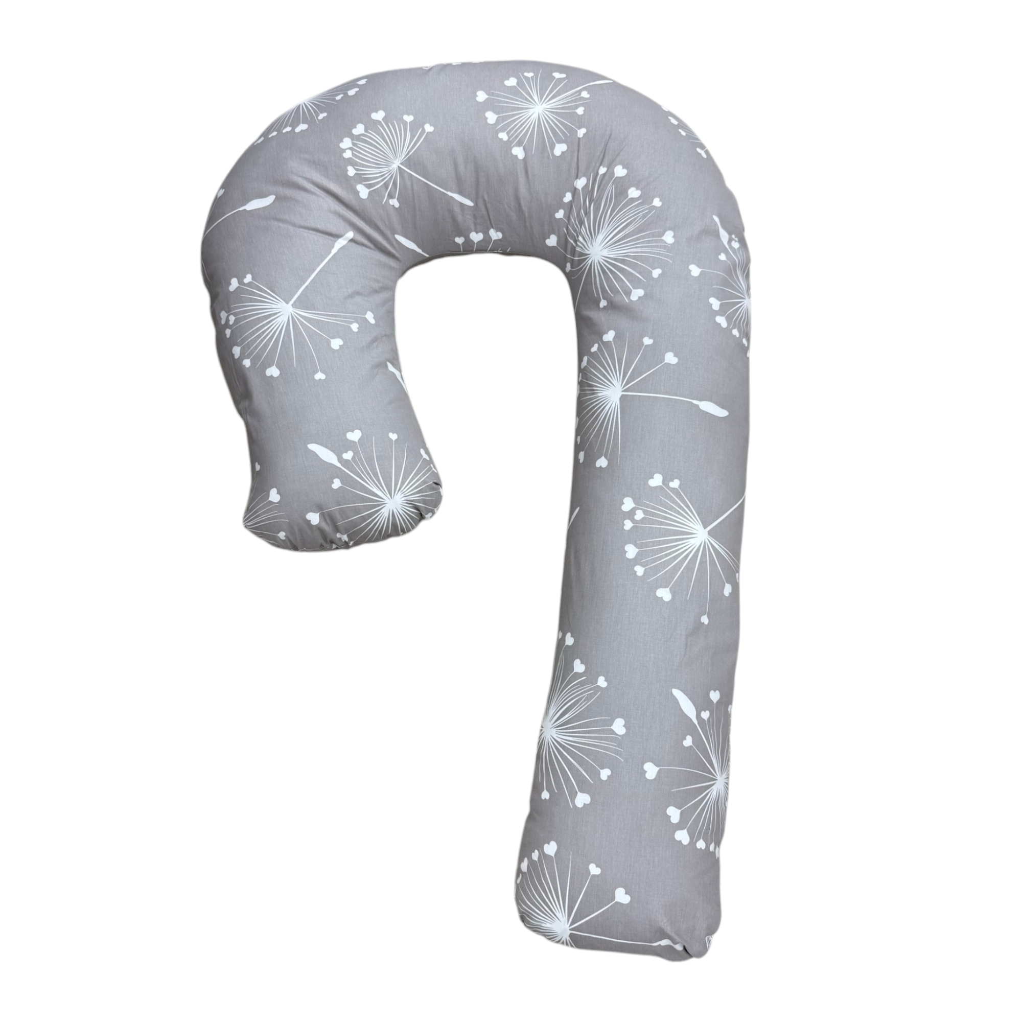 Чехол на подушка для беременных Grey Dandelions Holala Kids,форма J