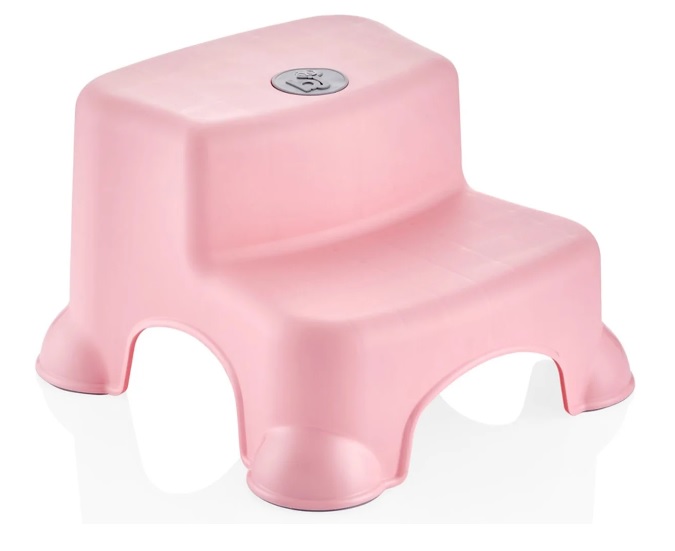 Inaltator cu doua trepte BabyJem Step Stool Roz