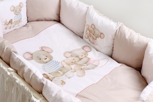set lenjerie pentru patut oval