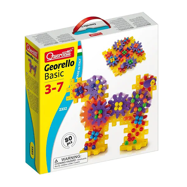 [:ru]QUERCETTI Georello Basic Q2332, 3 - 7 лет, 80 част.[:ro]Joc creativ QUERCETTI Georello Basic Q2332, 3 - 7 ani, 80 piese[:]