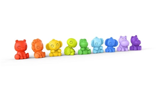 Jucarie Bright Starts Echipa animalutelor colorate