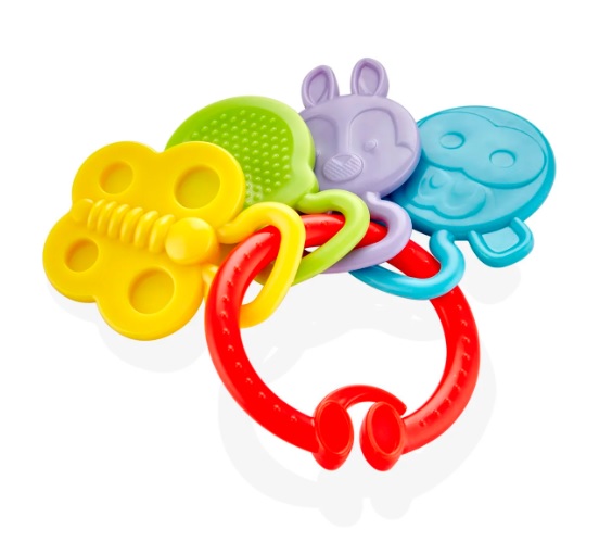 Jucarie dentitie BabyJem Rattle Teether Rosie