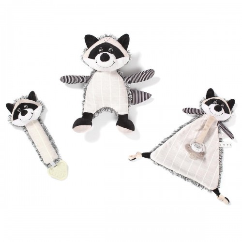 Jucarie moale pentru suzeta RACOON ROCHY