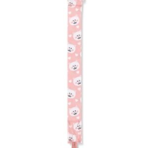 Lantisor pentru suzeta din material textil BabyJem Roz