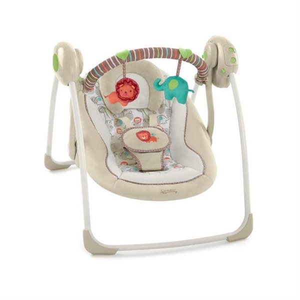 Leagan portabil Bright Starts Comfort&Harmony Cozy Kingdom