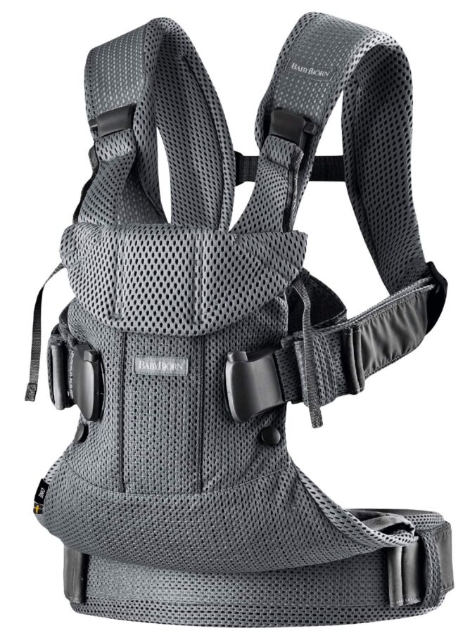 Marsupiu anatomic BabyBjorn One Air Anthracite