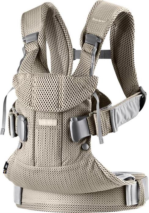 Marsupiu anatomic BabyBjorn One Air Greige