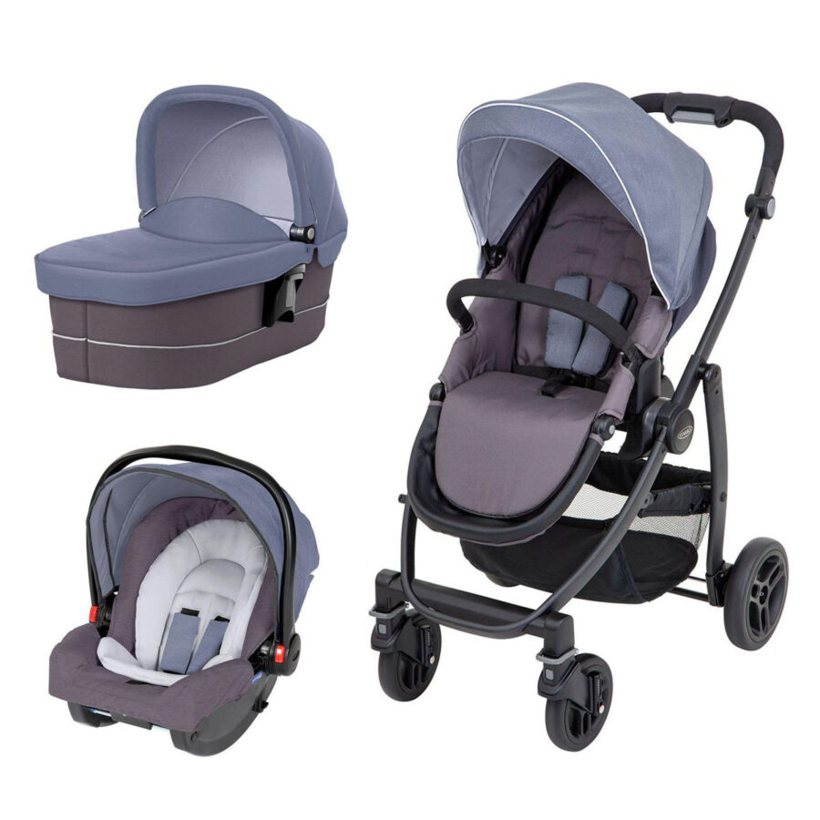 [:ru]Коляска 3 в 1 Graco Evo Mineral[:ro]Carucior 3 in 1 Graco Evo Mineral[:]