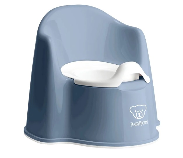 BabyBjorn Potty Chair Deep blue/White