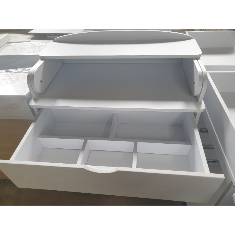 Organizator sertar pentru comoda Eucalyptus Giovanni (DSK-0006) Alb (80