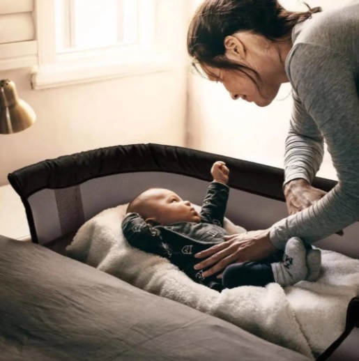 Patut-Co-sleeper-BabyGo-Vivaldi-Gold