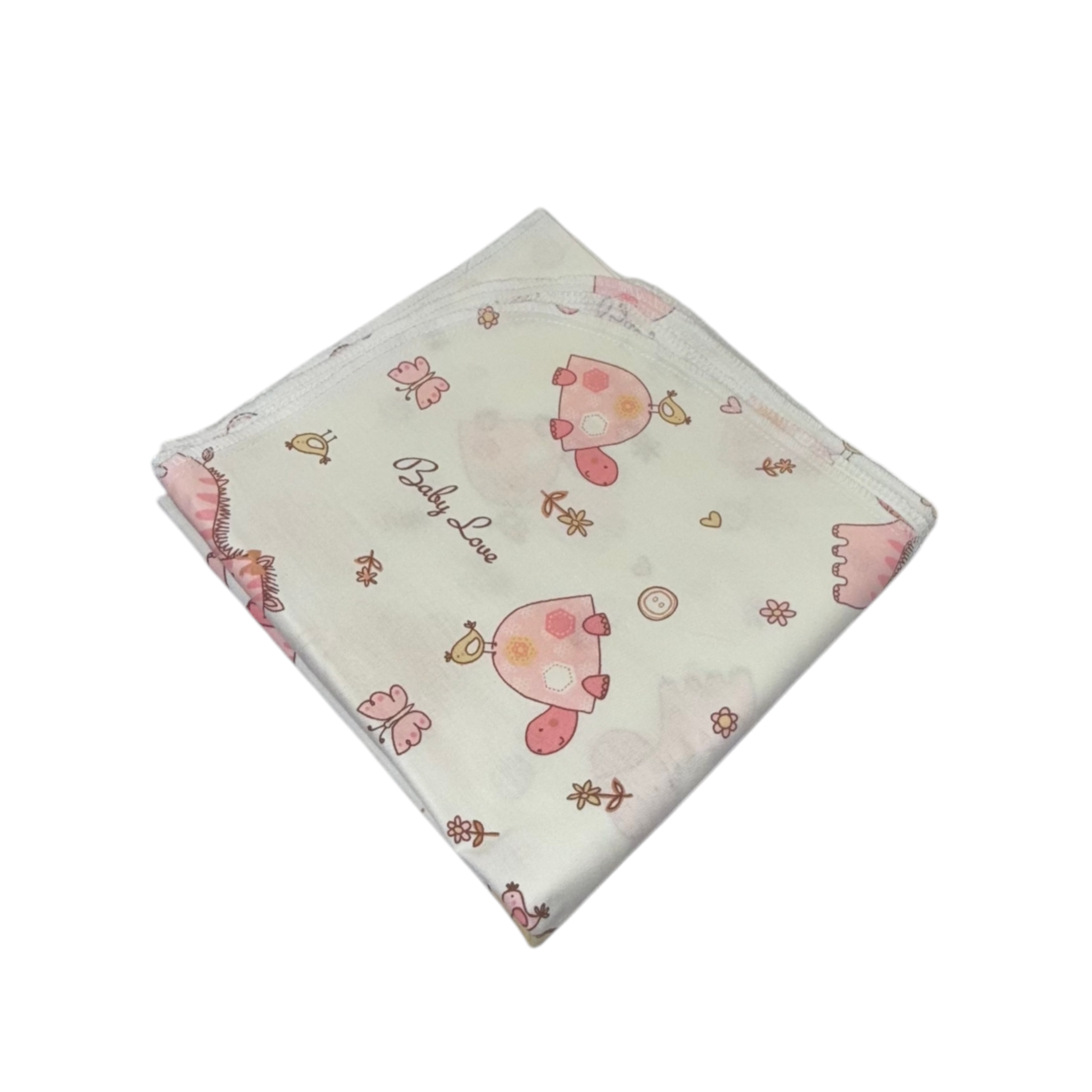 Scutec bumbac 80*80 cm Tiny Pink Friends ES