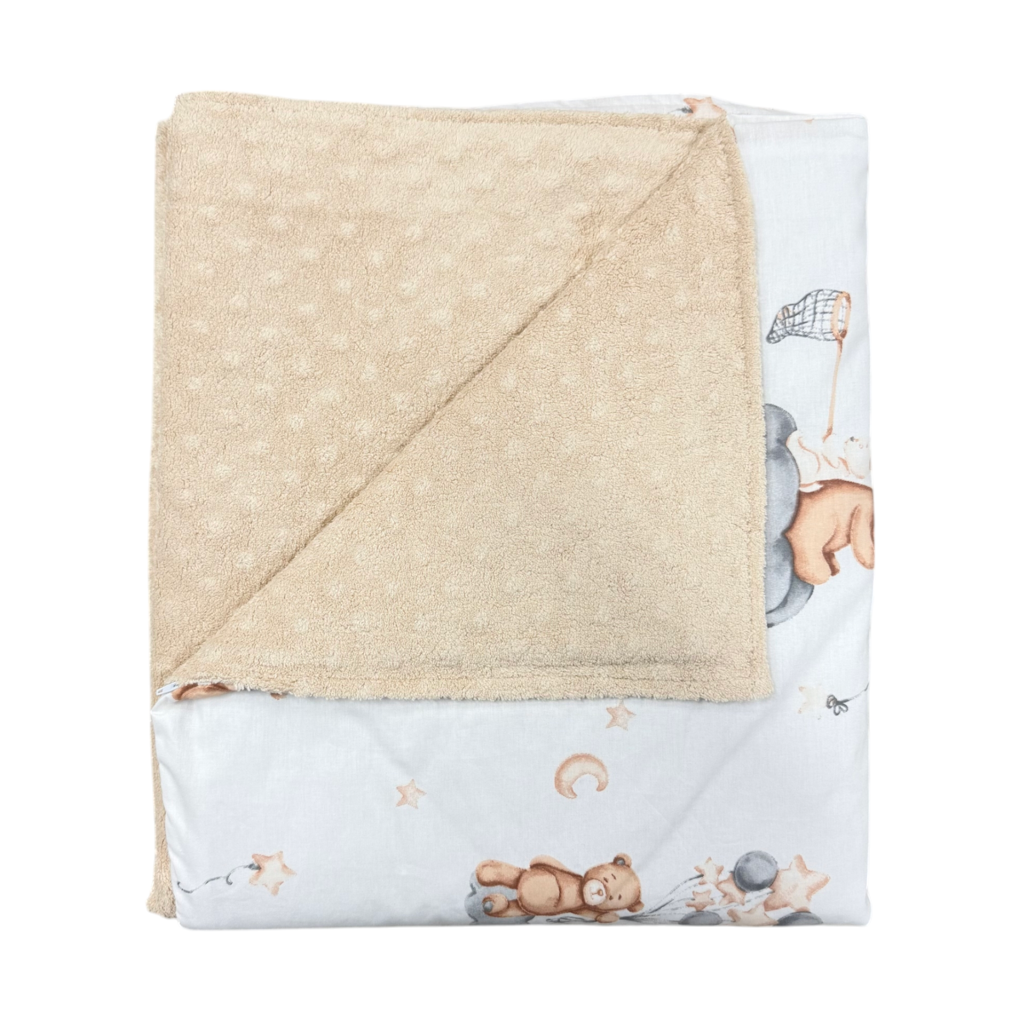 [:ru]Одеяло с чехлом Teddy/minki Beige 100*80 cm ES[:ro]Plapuma cu husa Teddy/minki Beige 100*80 cm ES[:]