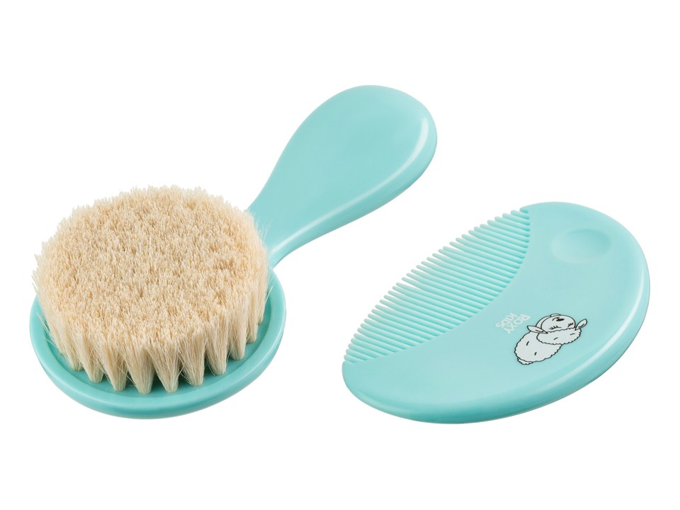 Pieptene-perie moale Roxy Kids din lână de oaie
