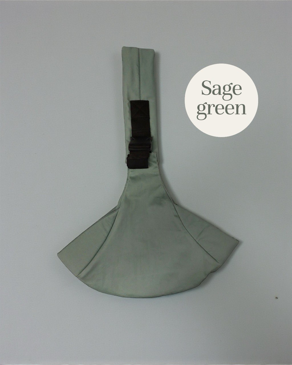 Физиологичная переноска ByBagy Soft Basic, Sage Green, 0 luni -15 kg