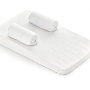Pozitionator cu plan inclinat BabyJem Baby Eco Reflux Alb