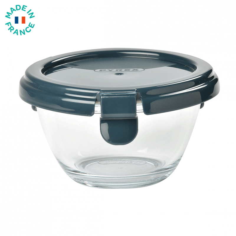 Recipient ermetic sticla Beaba Pyrex Dark Blue