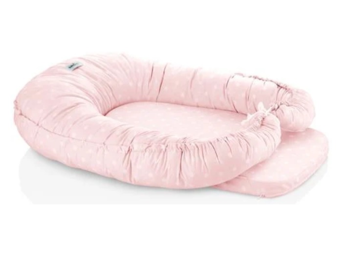 Saltea reductor 5 in 1 BabyJem BabyNest Cushion Roz