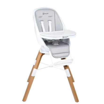 Scaun de masa 360° BabyGo Carou Alb