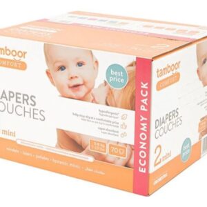 Scutece Tamboor Mini Comfort Mega Box marimea 2 (3-6 kg)