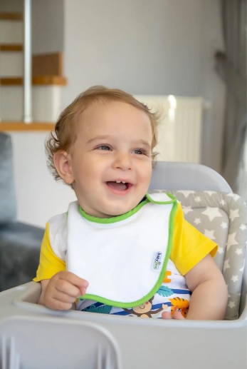 Набор из 3 хлопковых нагрудников со скобами BabyJem Boy (319) — изображение 6