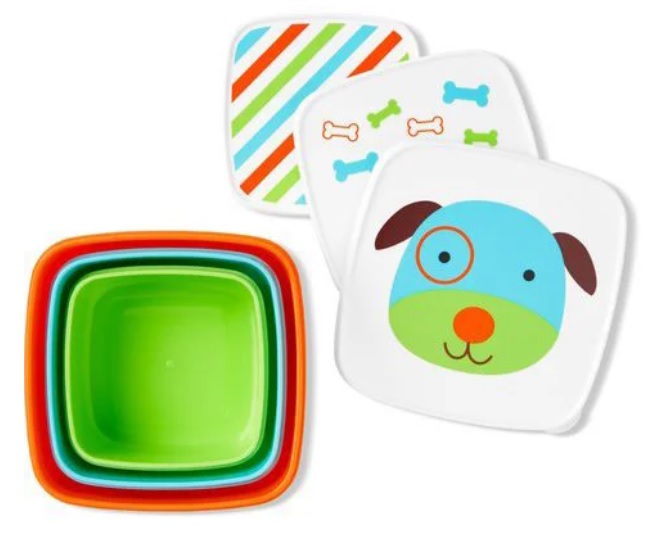 Set 3 cutii pentru pranz Skip Hop Zoo Catel